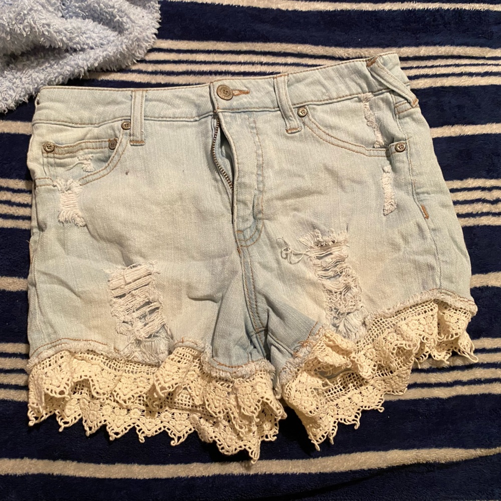Fringe shorts